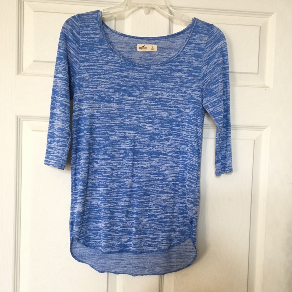 Blue Gradient Hollister Shirt